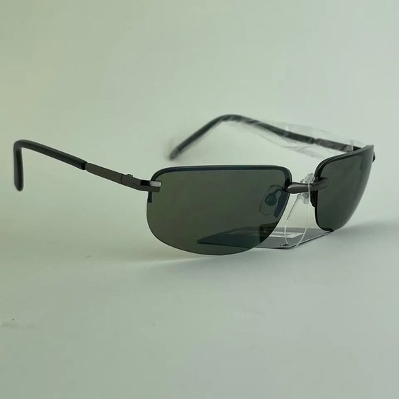 SG00803 Drivers Rectangle Sunglasses For Men Improves Contrast Light Black, - Picture 2 of 8